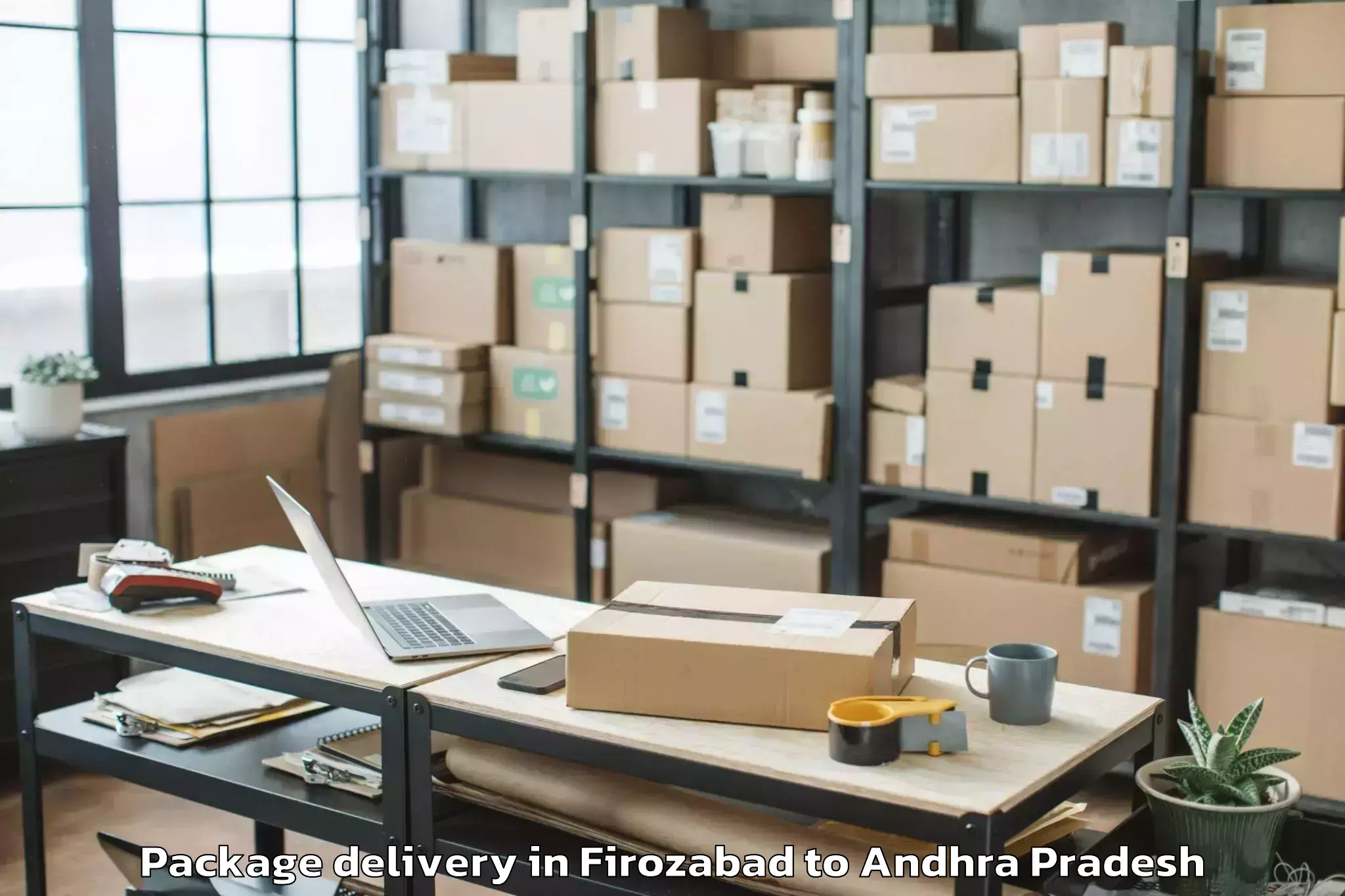 Affordable Firozabad to Gangavaram Package Delivery